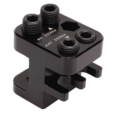 Imagem de Ferramenta de Prensa de Elo Principal para Motocicleta ATV, Equipamento de Prensa de Elo Principal Anodizado Preto de Alumínio de Boleto, Ampla Aplicação para Corrente 520 525 530