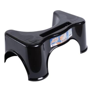 Imagem de Banquinho Auxiliar Ergonômico para Vaso Sanitário - Apoio de Pés - Banco de Privada para Posição de Cócoras Confortável e Saudável