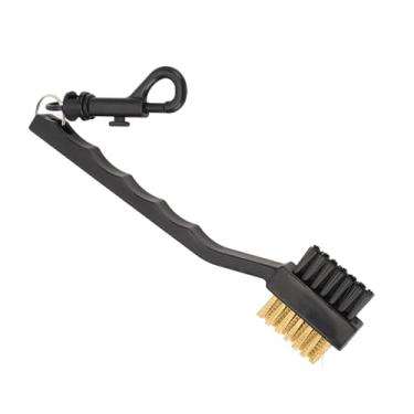 Imagem de Escova de Clube de Dupla Face Com Cerdas Aço Cobre - Ferramenta Portátil e Multifuncional para Manutenção Conveniente do Clube