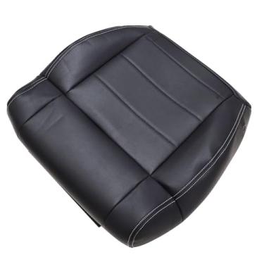 Imagem de Vigoraze Capa de assento de couro de substituição frontal inferior do motorista preta compatível com Jeep Wrangler Sahara Rubicon 2008 2009 2010 2011 2012