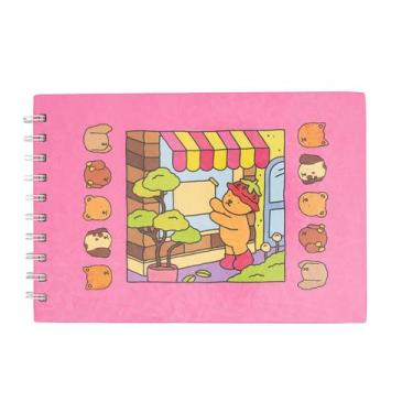 Imagem de Livro De Colorir Infantil Bobbie Goods 48 Folhas Rosa Azul Verde Roxo 