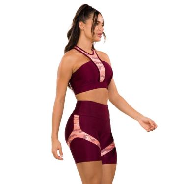 Imagem de Short Warrior Platinado Com Estampa Emborrachada Donna Carioca-Feminino