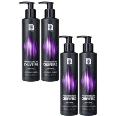 Imagem de MASCARA PROGRESSIVA DE CHUVEIRO 300ml NATUFLORES 4un