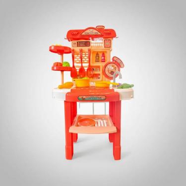 Imagem de Brinquedo Cozinha Infantil Completa Com Acessórios 28 Peças
