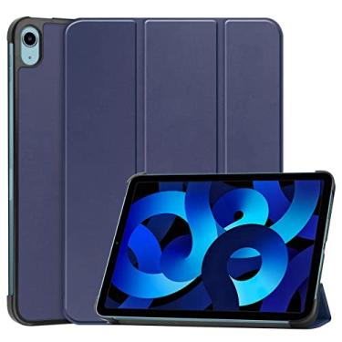 Imagem de Kepuch Couro-PU Capas Bolsas Estojos para iPad 10.2 2022 - Azul