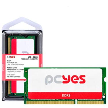 Imagem de MEMÓRIA PCYES UDIMM 4GB DDR3 1333MHZ - PM041333D3 - PCYES