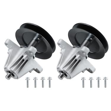 Imagem de ILONPA (Pacote com 2) Conjunto de montagem de eixo para Cub Cadet MTD 137.2 cm Deck 618-06978 918-06978 Craftsman T8400 G8600 G8400 Z6900 Z6600 CGT5426 CSLT5424
