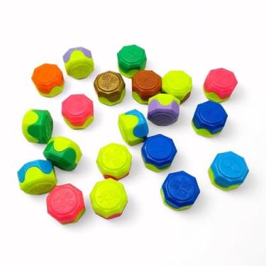 Imagem de 25 Pieces Weighted Gonggi Korean Game Random, Real Gong Gi Jack Stones, Gong-Gi Jackstones Set, Gongi Dice Flying Toy, Gonngi Korean Traditional Folk Play Stuff, Gongii Gogi Goongi Gangi Pack