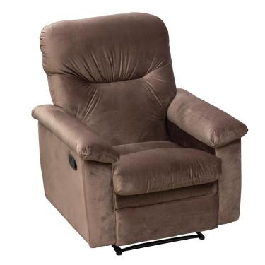 Imagem de Poltrona Thor Com Encosto Reclinável Matrix Café