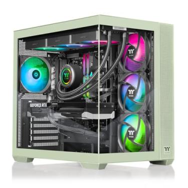Imagem de Thermaltake LCGS View 9870M-380 Desktop para jogos (AMD Ryzen™ 7 9800X3D, memória ToughRam 32GB DDR5 6000MT/s RGB, NVIDIA® GeForce RTX™ 5070, 2TB NVMe M.2, WiFi, Windows 11) V38M-B850-570-LCS