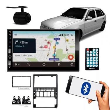 Imagem de Central Multimídia Carplay Android Auto Gol G2 Moldura + Câmera - Firs