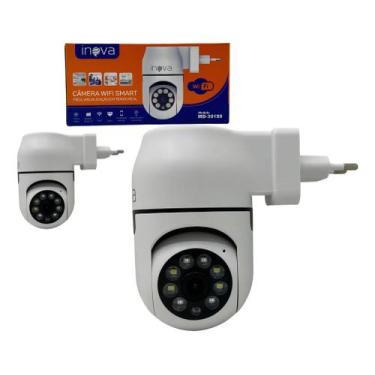 Imagem de Kit 2 Câmera De Segurança Wifi Tomada Facil Instalação 1080 - inova