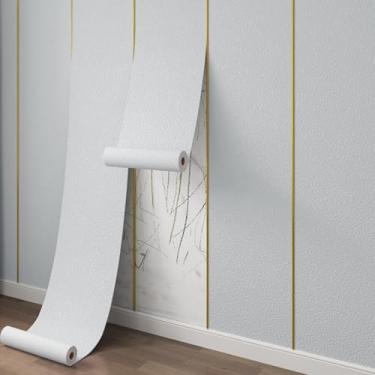 Imagem de Adesivo de parede de cor pura com padrão de cânhamo com padrão de cânhamo para sala de estar, escritório, hotel, fundo adesivo de parede