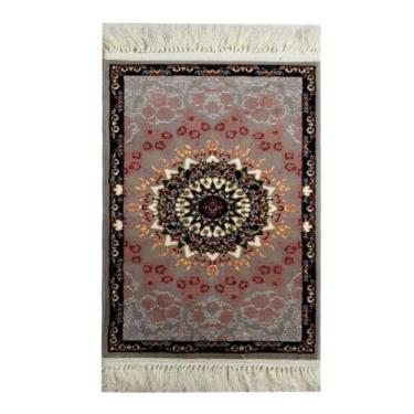 Imagem de Tapete Persa Iraniano - 0,50x1,00cm - Escolha Tapetes Elegantes para Sua Decoração - Luxo com Padrões Clássicos!