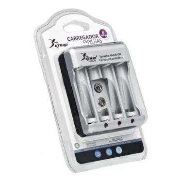 Imagem de Carregador De Pilhas Aa / Aaa / 9V Knup - Kp-511B