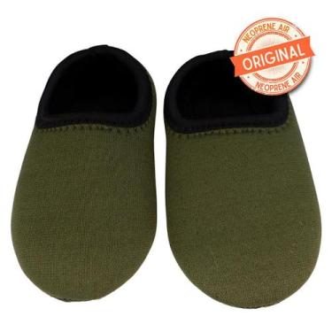 Imagem de Sapatilha Neoprene Air Original Verde Militar para Bebês e Crianças - 