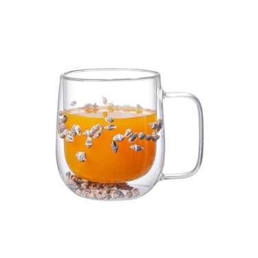 Imagem de URGDWEKJY Copo de vidro resistente ao calor copo de vidro com alça suco xícara de café casa escritório cerveja ferramenta de bebida copo de água (A)