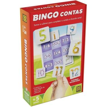 Imagem de Jogo Educativo Infantil Bingo Contas - Grow 3945