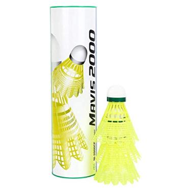 Imagem de YONEX Petecas de nylon amarelo Badminton 2000 da Mavis