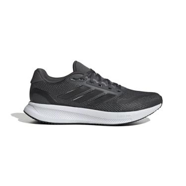 Imagem de adidas Tênis de corrida masculino Runfalcon 5, Branco: cinza, 40 2/3 EU