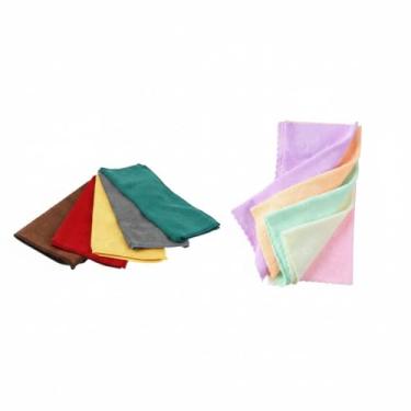 Imagem de Kit 5 Panos de Microfibra 25x25 Multiuso FWB/Cosy – Macios e Absorventes, Limpeza Profu...