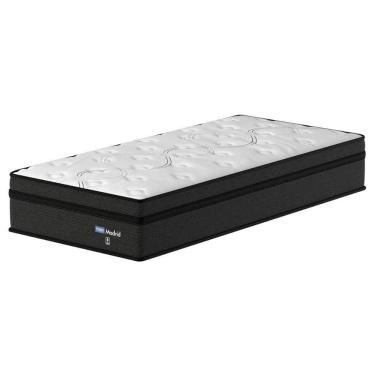 Imagem de Colchão Solteiro Molas Ensacadas Madrid Euro Pillow (88x188x30) - Probel