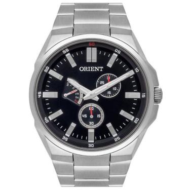 Imagem de Relógio ORIENT masculino prata preto MBSSM087 P1SX