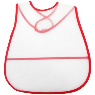 Imagem de Avental P/ Pintura Transp Borda Color 33x40 Un Vermelho - VMP