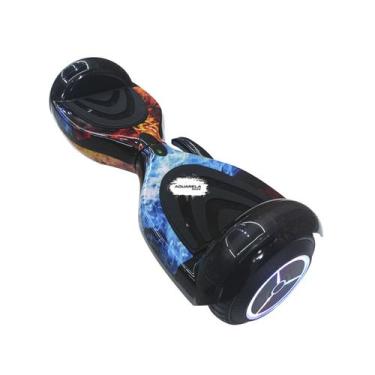Imagem de Hoverboard Skate Elétrico Rosa Camuflado Bluetooth E Led - Hnq
