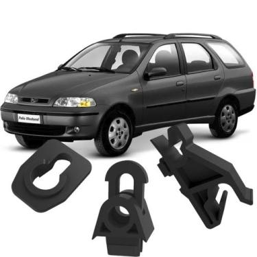 Imagem de Kit Grampos Presilhas para Haste Vareta do Capô Palio Weekend G2 2001 