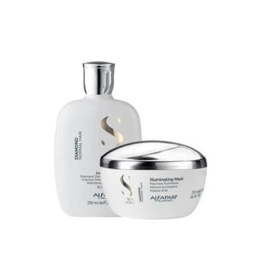 Imagem de Kit Diamond Shampoo e Máscara - Alfaparf - Alfaparf Milano