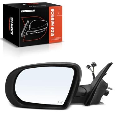 Imagem de A-Premium Espelho retrovisor elétrico lateral do motorista - compatível com Jeep Compass 2017-2023 - Espelho retrovisor externo preto dobrável manual aquecido com seta