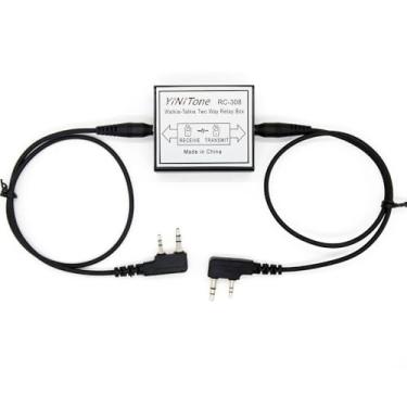Imagem de Yinitone RC-308 Caixa de repetidor de rádio bidirecional Walkie Talkie K Porta para dois rádios portáteis Baofeng UV-5R BF-888S QuanSheng UV-K6 UV-5RPLUS UV-K58 KENWOD TYT