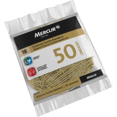 Imagem de Elástico Amarelo N18 Super N18 35GR com 50 Peças - Mercur