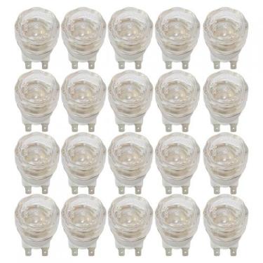 Imagem de Kit LAmpada com Protetor para Forno Embutir 220v - 20 peAas - Fogatti,