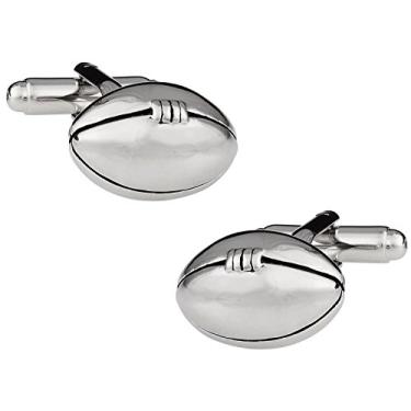 Imagem de Abotoaduras de futebol com caixa de apresentação Cuff-Daddy