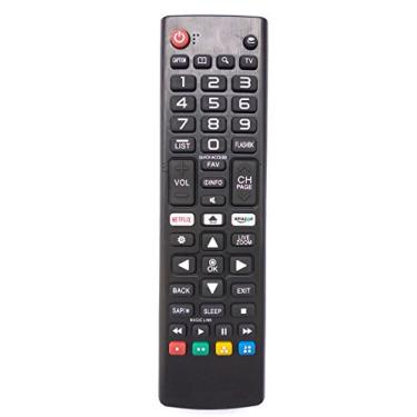 Imagem de Controle remoto universal para Lg TV 32LJ550M 43LJ5500 43UJ6300 49LJ550M 49UJ6300 49UJ6500 55LJ5500 55LJ550M