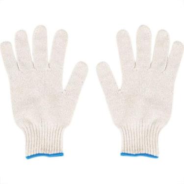 Imagem de Luva Tricotada Pigmentada Branco Delta - Kit C/12 Unidades - PROSAFETY