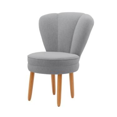 Imagem de Poltrona para Sala de Jantar Decorativa Tecido Veludo Reforçada - MOBL