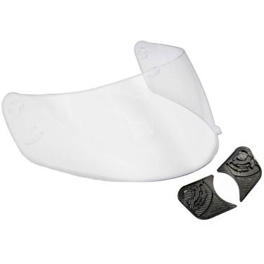 Imagem de Kit Reparo + Viseira Cristal Capacete Ebf Eox New Spark