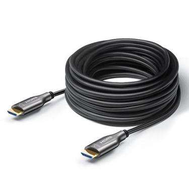 Imagem de Cabo HDMI EVAIO Fibra Óptica 30m HDMI 2.0 18Gbps 4K @60Hz HDR10