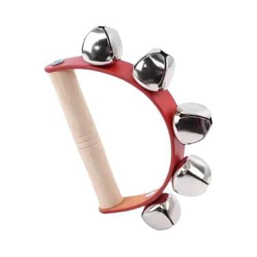 Imagem de Crianças Montessori Tambor De Madeira Natural Gaita Orff Música Jogar 