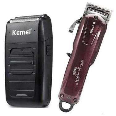 Imagem de Maquina Cortar Profissional Kemei 2600 Shaver Kemei 1102, Bivolt