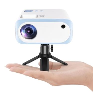 Imagem de Mini projetor, projetor de vídeo Full HD 1080p nativo real, projetor de cinema em casa portátil 2025, compatível com HDMI, USB, AV, smartphone/laptop/TV Stick, projetor pequeno INLAIER