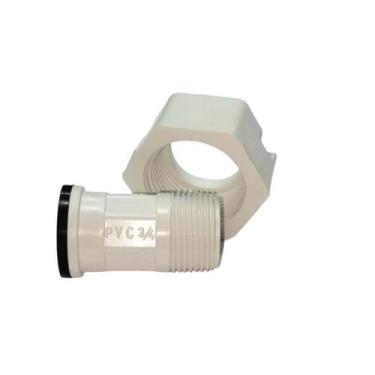 Imagem de Extremidade Adaptador Curto com Rosca para Hidrômetro Branca 3/4 em PV