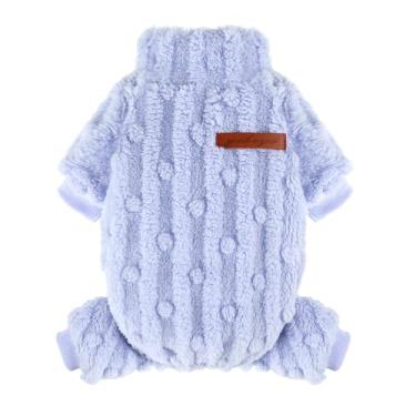 Imagem de Suéter de cachorro para cães pequenos, suéter de cachorro PPP com gola rolê, macacão para cachorro pequeno, roupas para meninas e meninos, roupas de cachorro para clima frio, roupas Yorkie Chihuahua