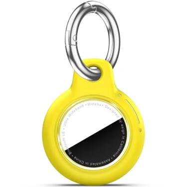 Imagem de Suporte de Airtags à prova d'água com chaveiro Apple AirTags, capa rígida de PC Air Tag, suporte de etiqueta de ar antiarranhões e choques, chaveiros e chaveiros masculinos e femininos, para cachorro