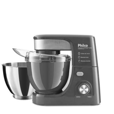 Imagem de Batedeira Planetária Philco PHP500T Double Bowl Inox 500W 110V