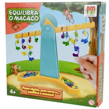 Imagem de Jogo Didático Equilibra o Macaco 48 Macaquinhos Original Dm toys