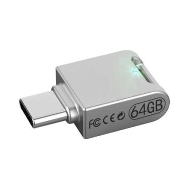 Imagem de Pen Drive USB3.0 Tipo-C OTG De 64GB UTHAI C12 Para Memória De Smartpho